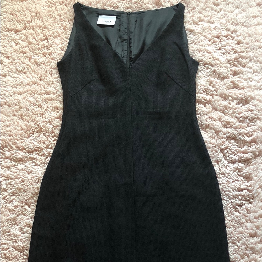 AKRIS Punto Black Sheath Dress Size 4